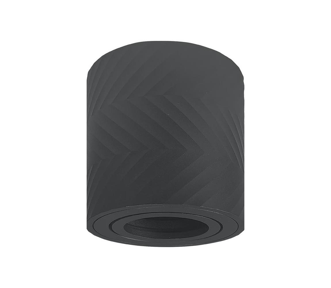 Prezent  - Bodové svietidlo LOTAR 1xGU10/50W/230V pr. 8 cm čierna