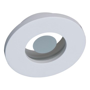 Prezent 71114 - Kúpeľňové podhľadové svietidlo FAY 1xGU10/50W/230V pr. 8,5 cm IP44 biela