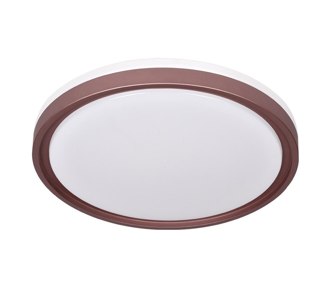 Prezent -LED stmievateľné stropné svietidlo FLOREN LED/30W/230V 3000/4000/6500K hnedé