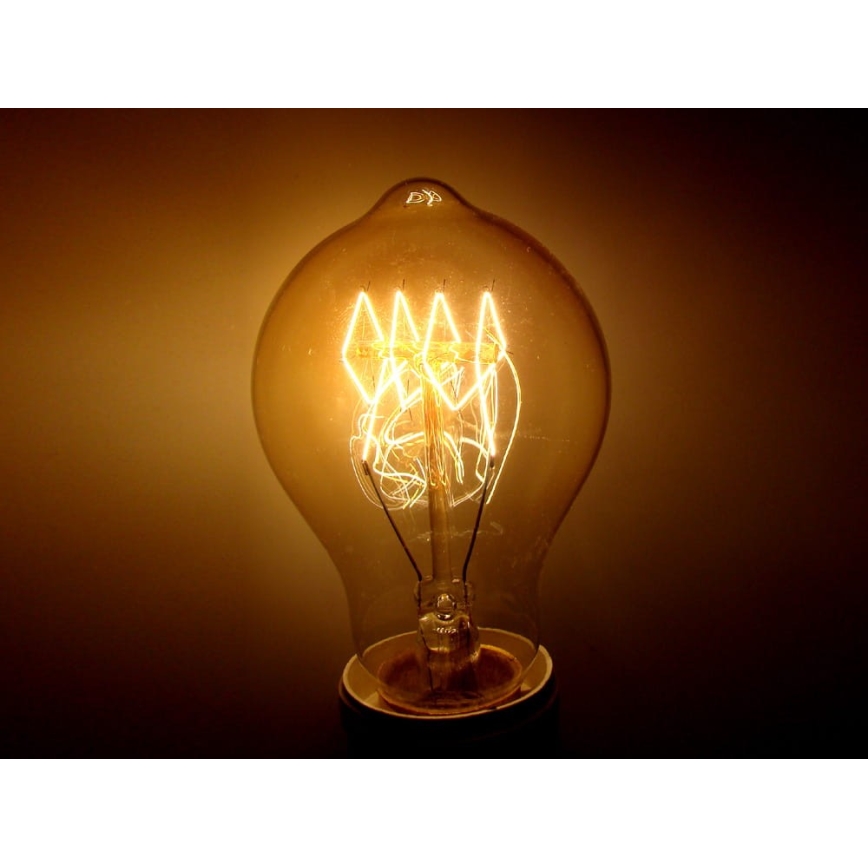 Priemyselná dekoračná stmievateľná žiarovka SCROBB A19 E27/60W/230V 2200K