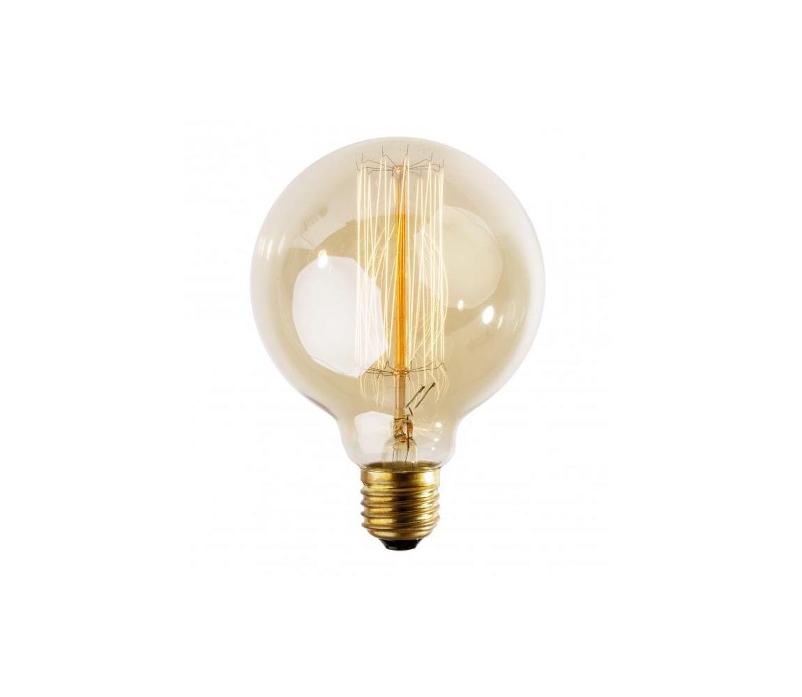 Priemyselná dekoračná stmievateľná žiarovka SELRED G125 E27/60W/230V 2200K 120 lm