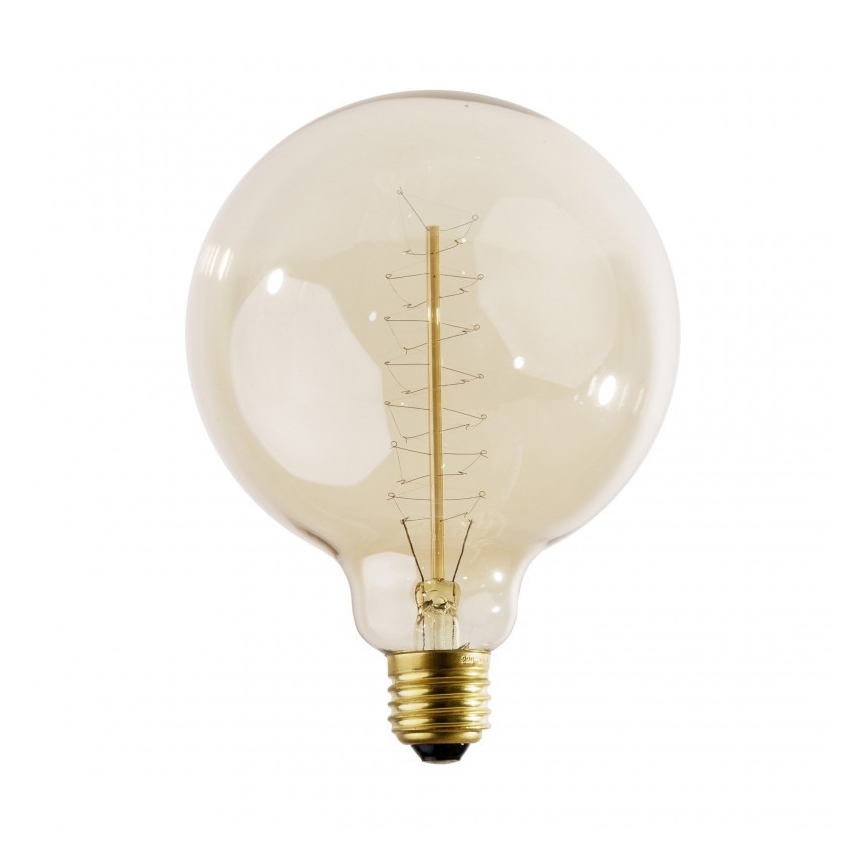 Priemyselná dekoračná stmievateľná žiarovka SELRED G125 E27/60W/230V 2200K
