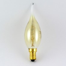 Priemyselná dekoračná stmievateľná žiarovka VINTAGE C35 E14/40W/230V