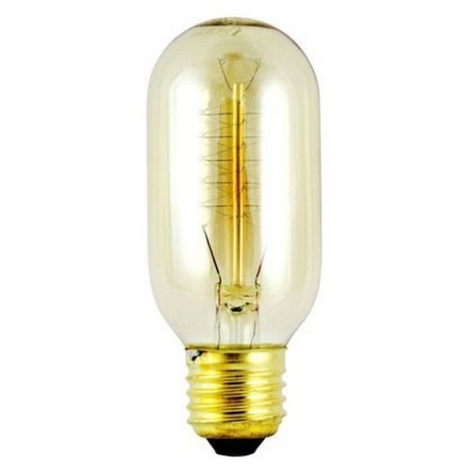 Priemyselná dekoračná stmievateľná žiarovka VINTAGE T45 E27/40W/230V 2000K