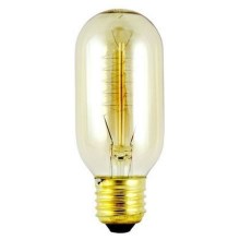 Priemyselná dekoračná stmievateľná žiarovka VINTAGE T45 E27/40W/230V