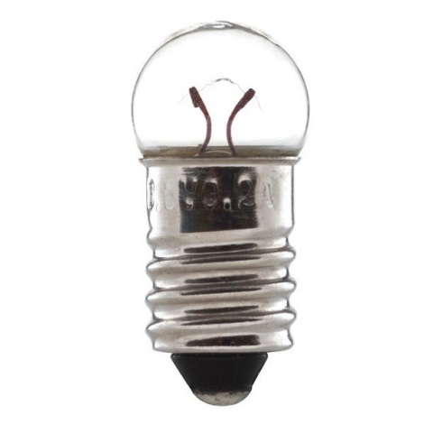 Priemyselná žiarovka pre vreckové baterky E10/2,5W/2,5V 0,3A