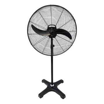 Priemyselný stojanový ventilátor 115W/230V pr. 66 cm čierny