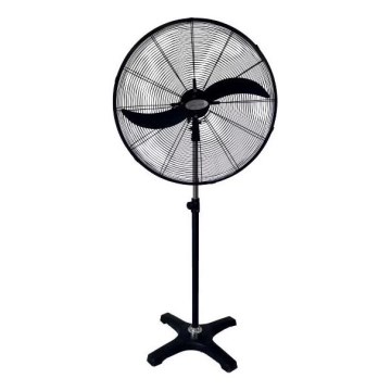 Priemyselný stojanový ventilátor 160 W/230 V, 182 cm, čierny