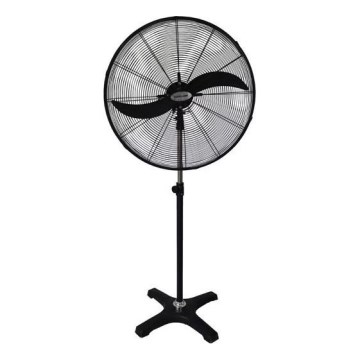 Priemyselný stojanový ventilátor 190W/230V 187 cm čierny
