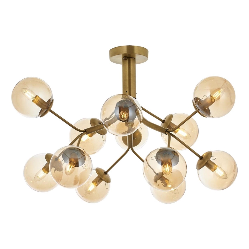 Prímesiový luster VARANA 12xE14/40W/230V bronzový