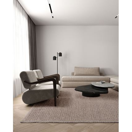 Prírodný koberec FIR WOOL 120x170 cm 2600 g/m2 béžový
