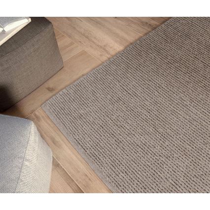 Prírodný koberec FIR WOOL 160x230 cm 2600 g/m2 béžová