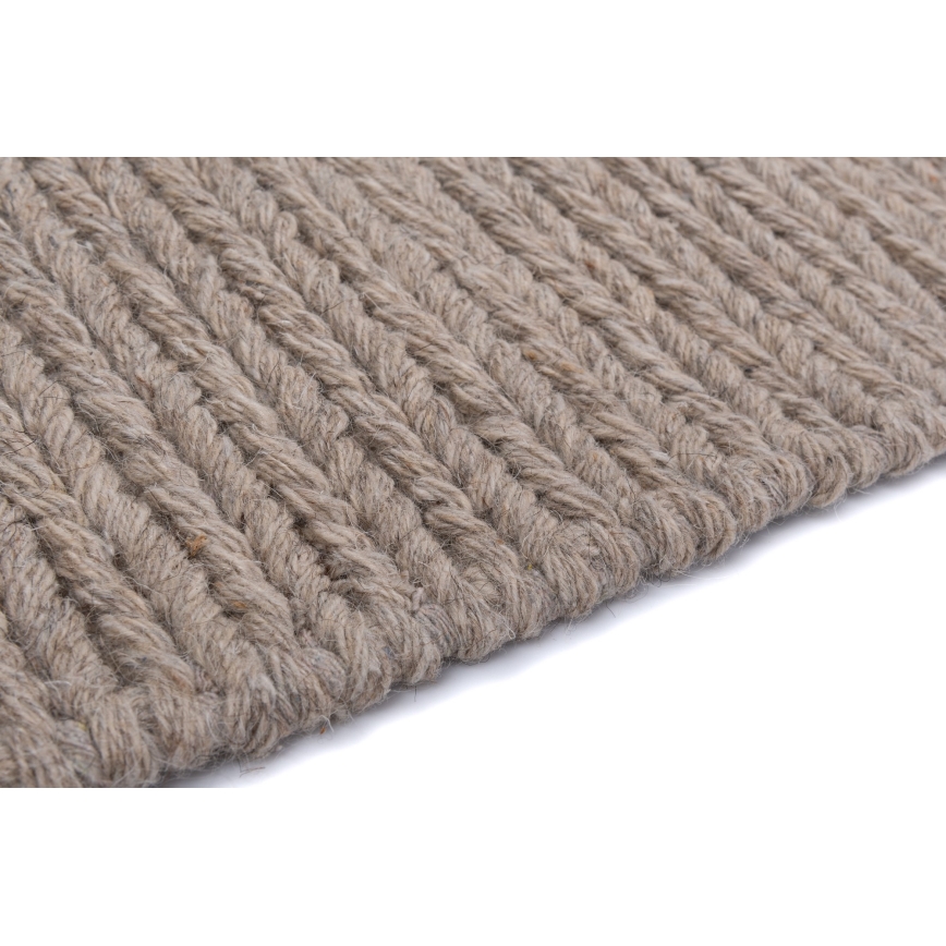 Prírodný koberec FIR WOOL 160x230 cm 2600 g/m2 béžová