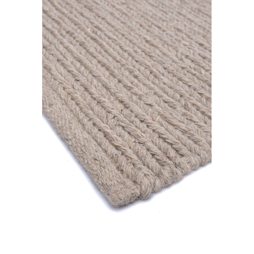 Prírodný koberec FIR WOOL 160x230 cm 2600 g/m2 béžová