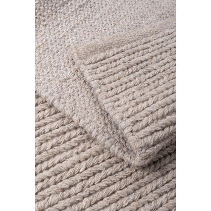Prírodný koberec FIR WOOL 160x230 cm 2600 g/m2 béžová