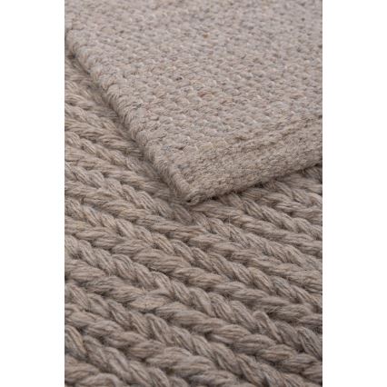 Prírodný koberec FIR WOOL 160x230 cm 2600 g/m2 béžová