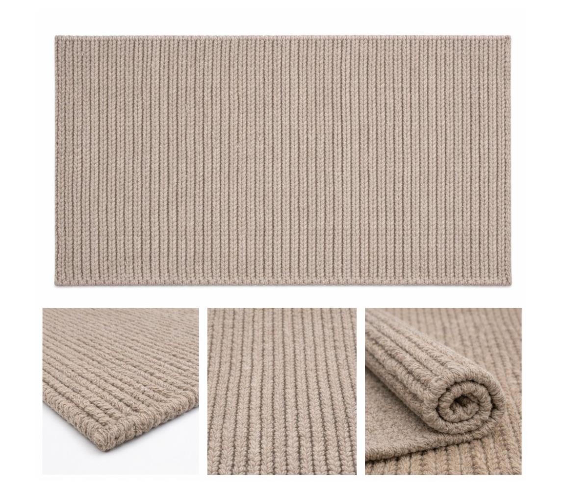 Multidecor Prírodný koberec FIR WOOL 200x300 cm 2600 g/m2 béžový 508777