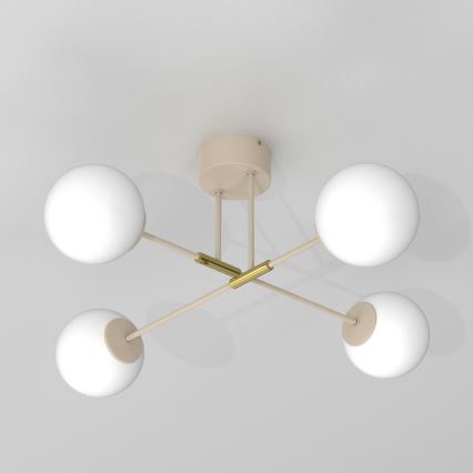 Prisadené stropné svietidlo GLAME 4xE27/15W/230V