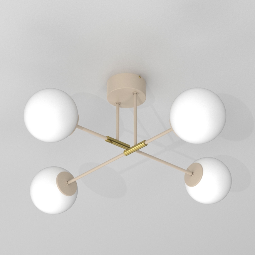Prisadené stropné svietidlo GLAME 4xE27/15W/230V