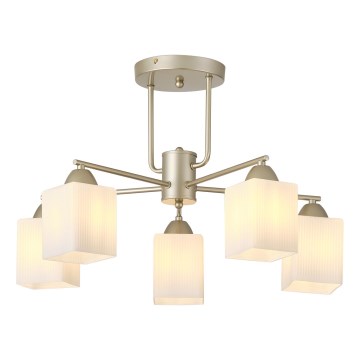 Prisadený luster 5xE27/60W/230V