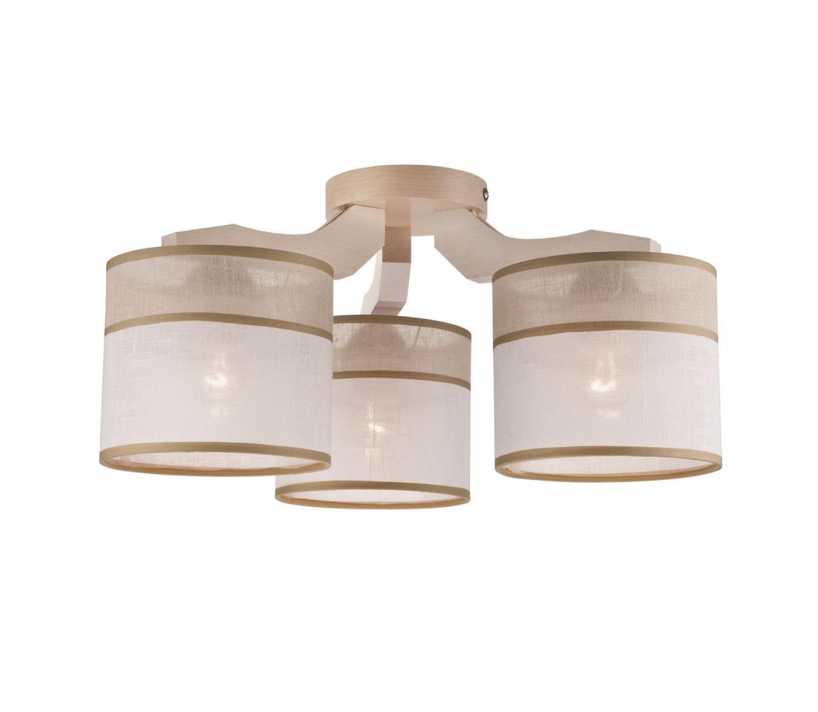 Prisadený luster ANDREA 3xE27/60W/230V - FSC certifikované