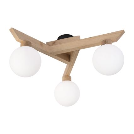 Prisadený luster ANTONIO 3xG9/5W/230V dub/biela