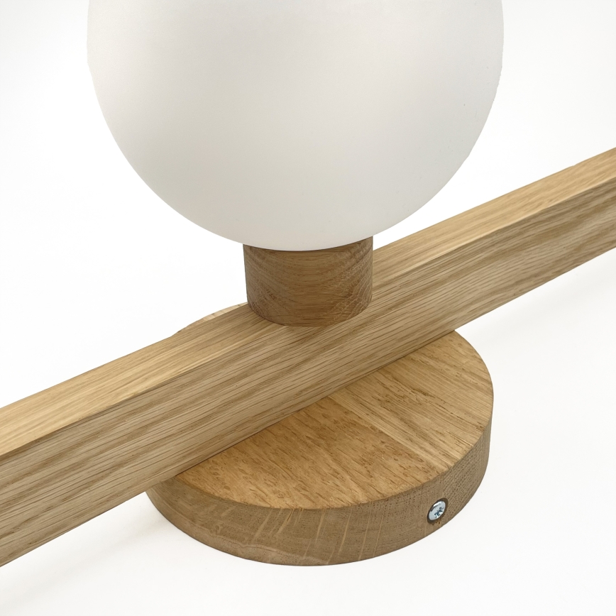 Prisadený luster ANTONIO 3xG9/5W/230V dub/biela