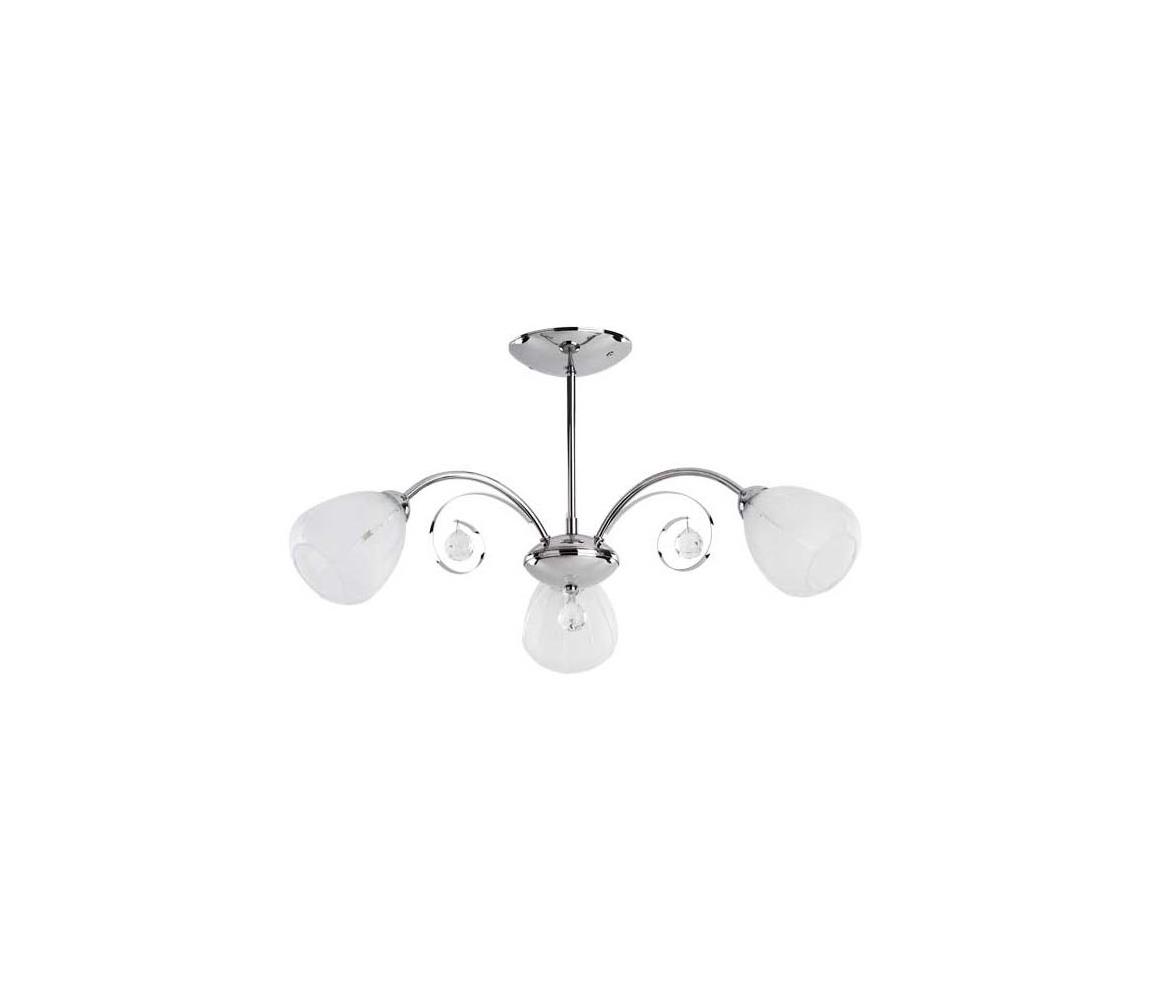Prisadený luster APOLLO 3xE14/10W/230V lesklý chróm 16763