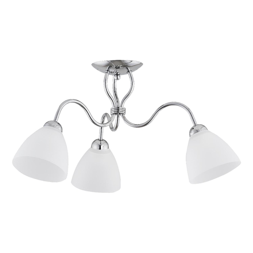 Prisadený luster ARIEL 3xE27/15W/230V lesklý chróm