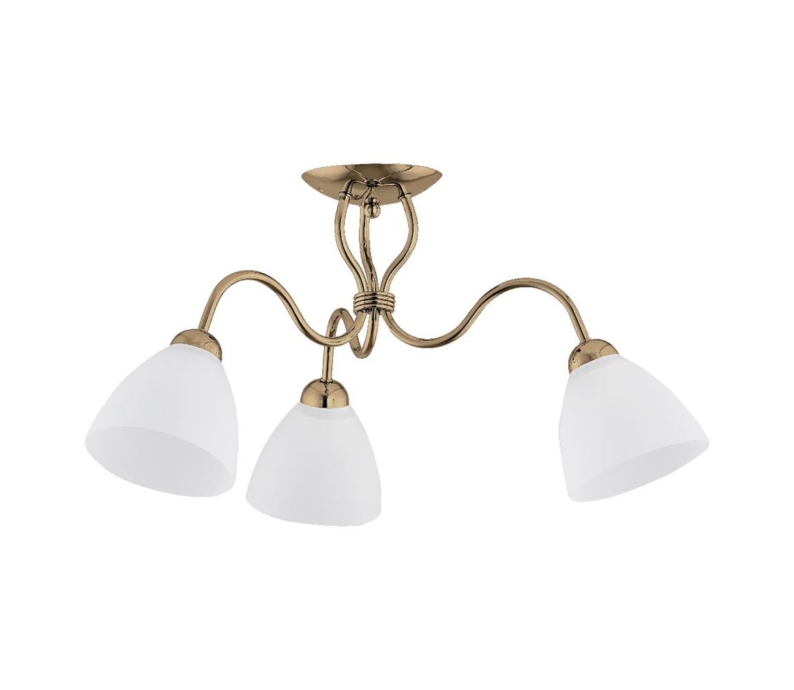  Prisadený luster ARIEL 3xE27/15W/230V zlatá 