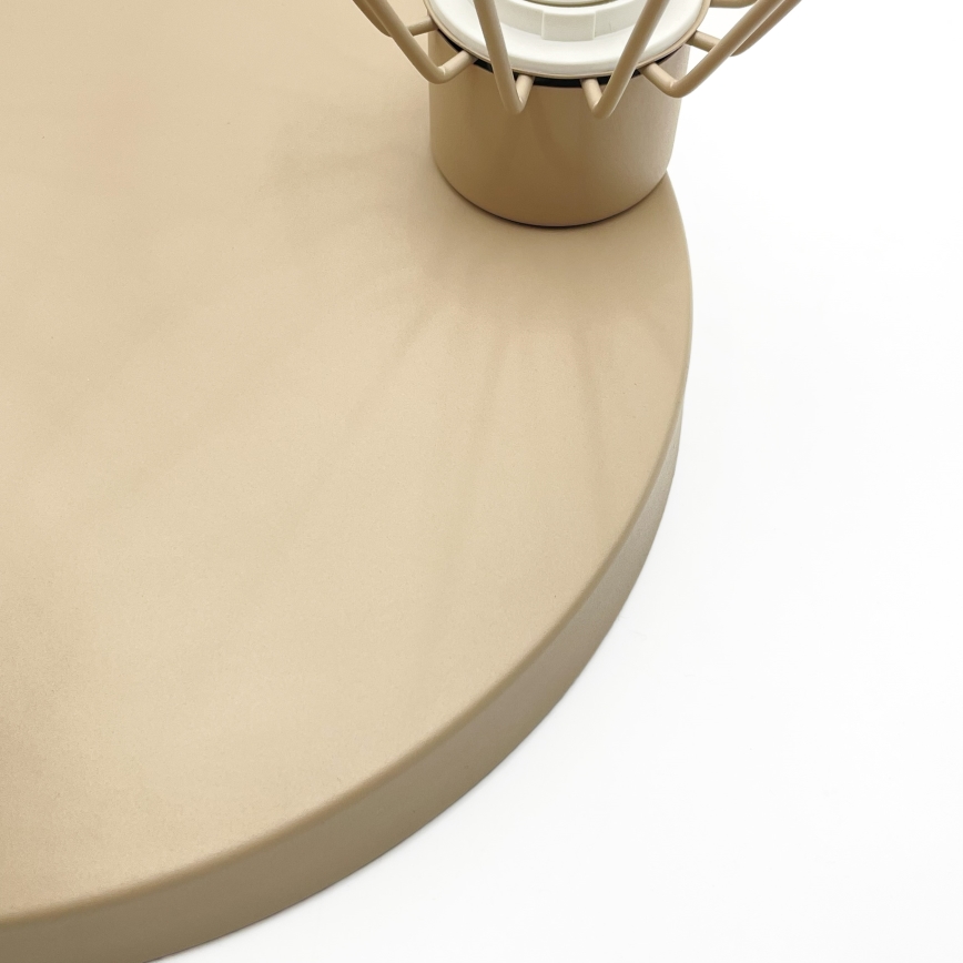 Prisadený luster AUDREY 3xE27/15W/230V, béžový