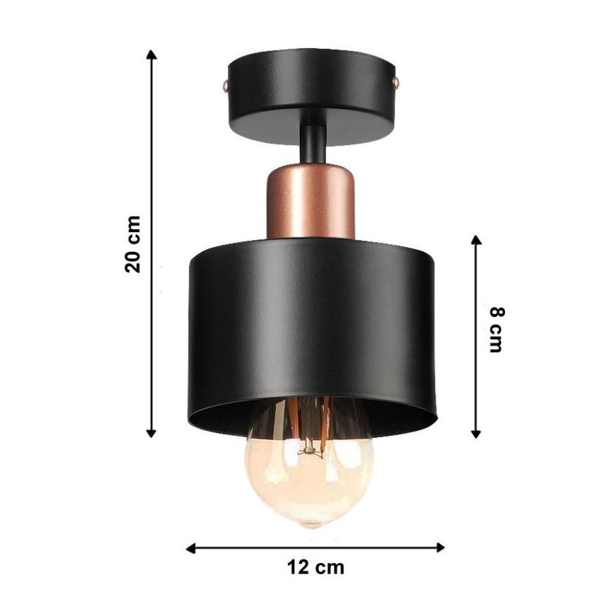 Prisadený luster BODO 1xE27/60W/230V