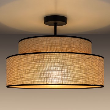 Prisadený luster BOHO 1xE27/60W/230V béžová
