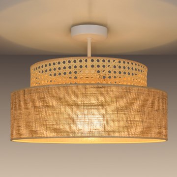 Prisadený luster BOHO 1xE27/60W/230V ratan