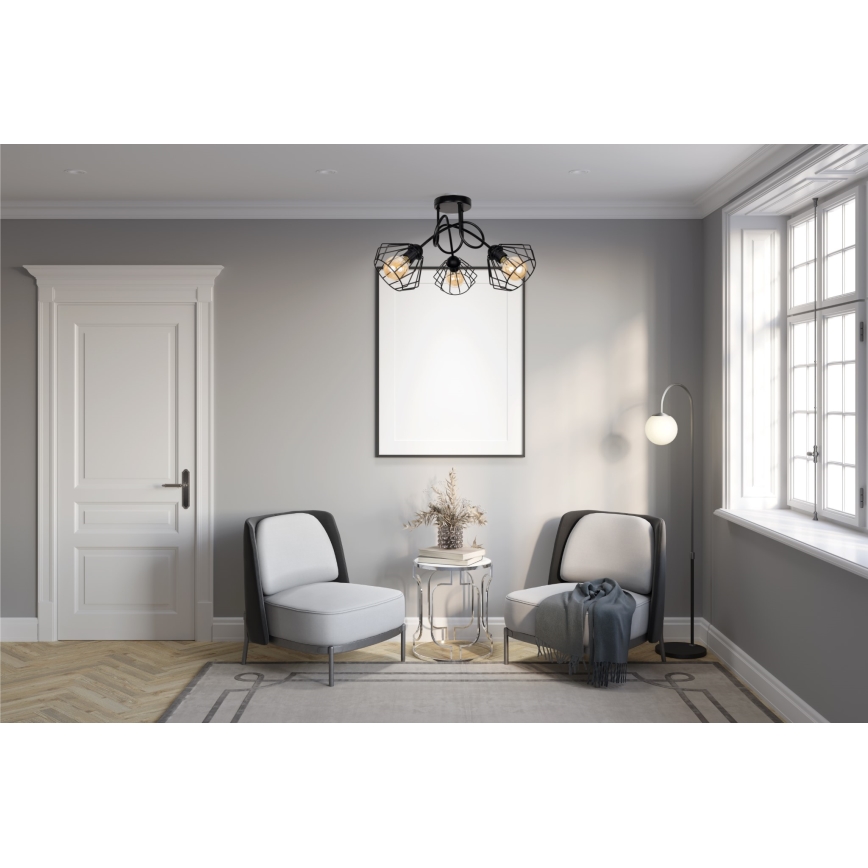 Prisadený luster CEED 3xE27/60W/230V