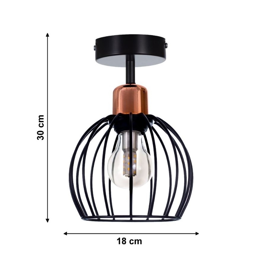 Prisadený luster CELTA 1xE27/40W/230V