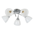 Prisadený luster CLARA 5xE27/15W/230V lesklý chróm