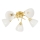 Prisadený luster CLARA 5xE27/15W/230V zlatý