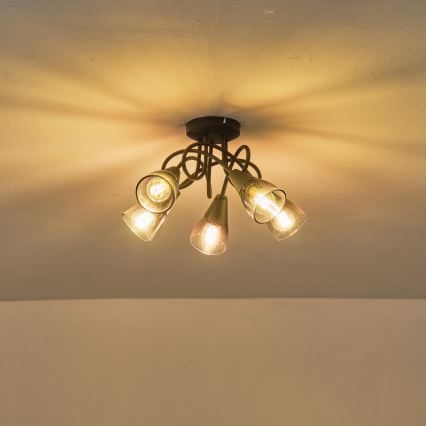Prisadený luster CLASSY 5xE14/7W/230V