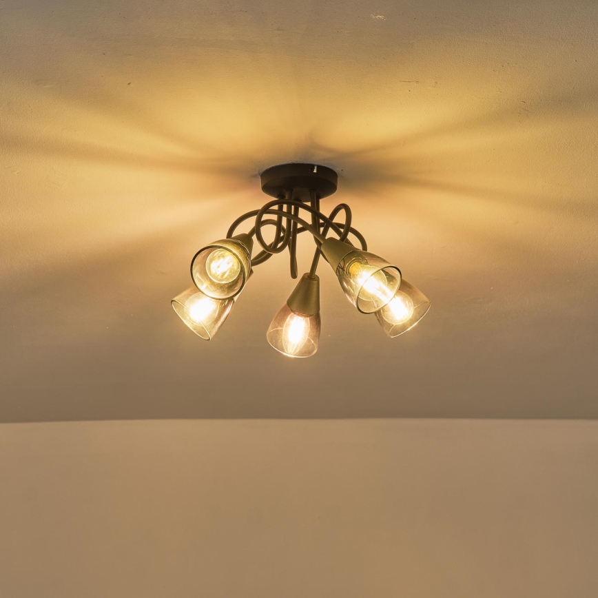Prisadený luster CLASSY 5xE14/7W/230V