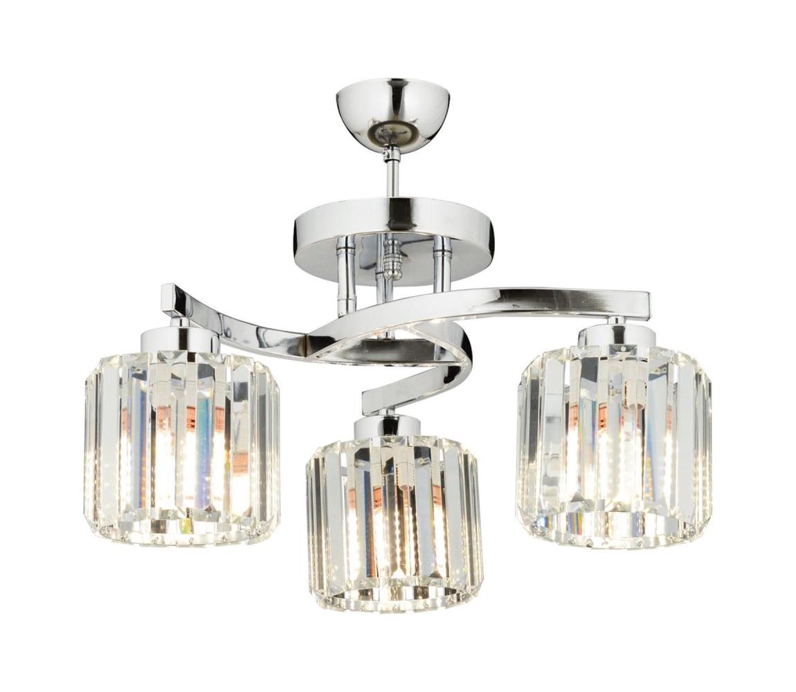 Prisadený luster CRYSTALLINE 3xE27/40W/230V lesklý chróm 683AVN1436