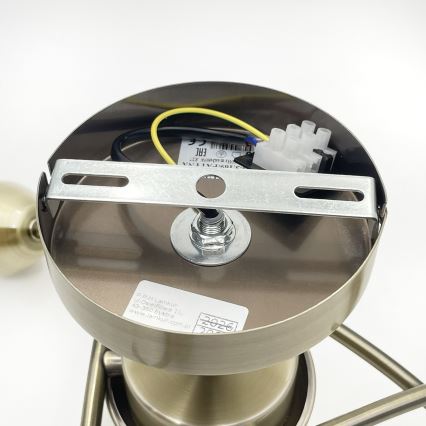 Prisadený luster DONNA 3xE27/60W/230V patina