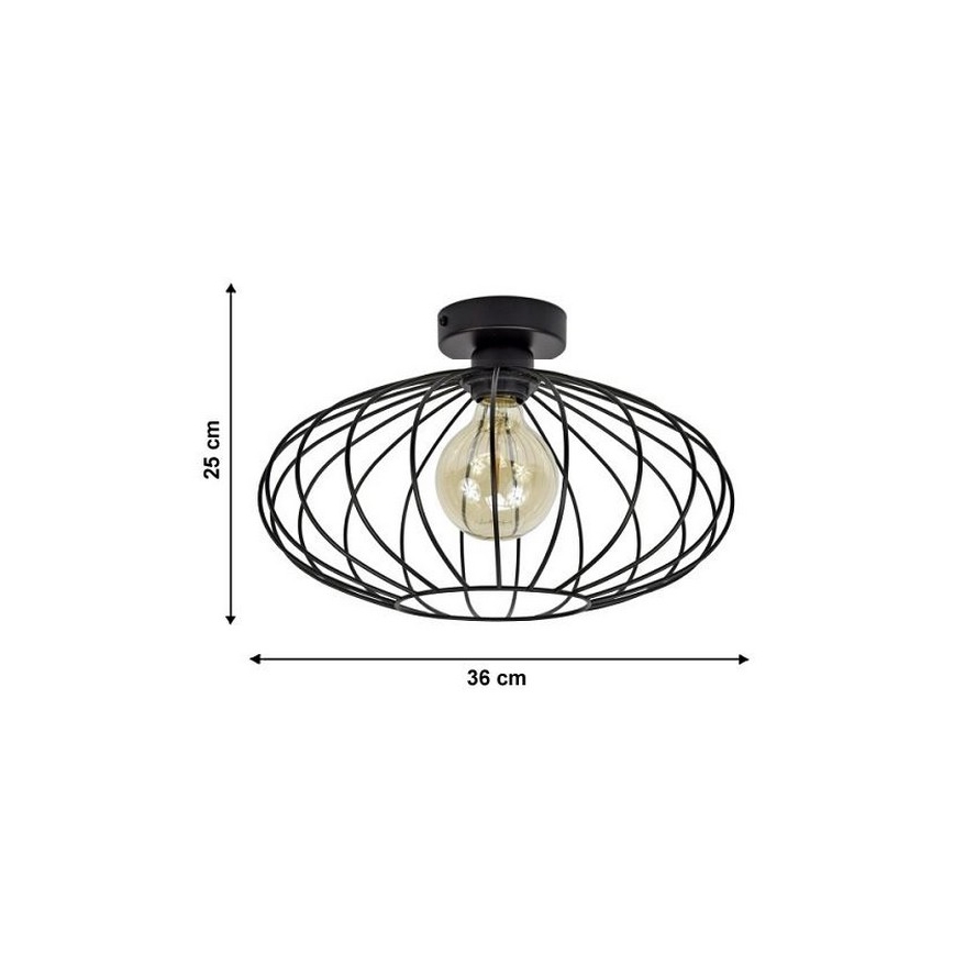 Prisadený luster EARTH L 1xE27/60W/230V