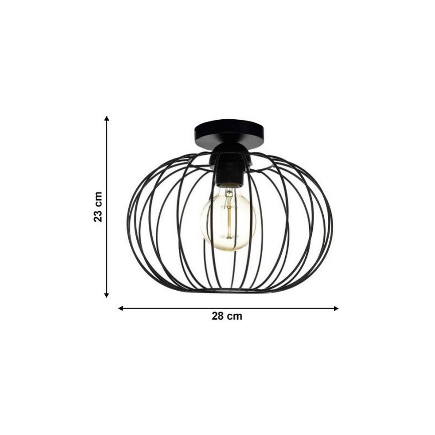 Prisadený luster EARTH L 1xE27/60W/230V
