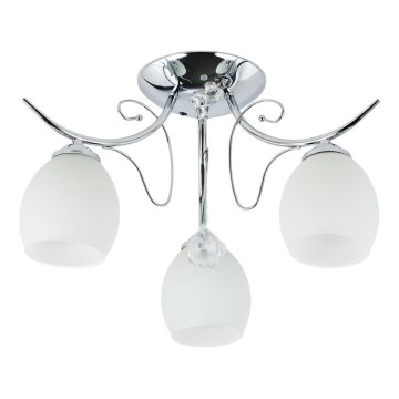 Prisadený luster ELLA 3xE27/15W/230V lesklý chróm