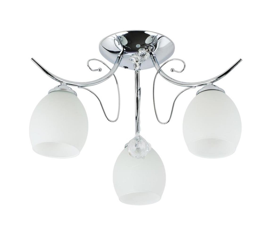 Prisadený luster ELLA 3xE27/15W/230V lesklý chróm ML2762