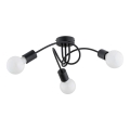 Prisadený luster FARTA 3xE27/15W/230V čierna