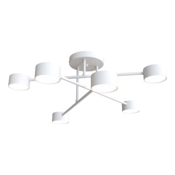 Prisadený luster HALO 6xGX53/8W/230V biela