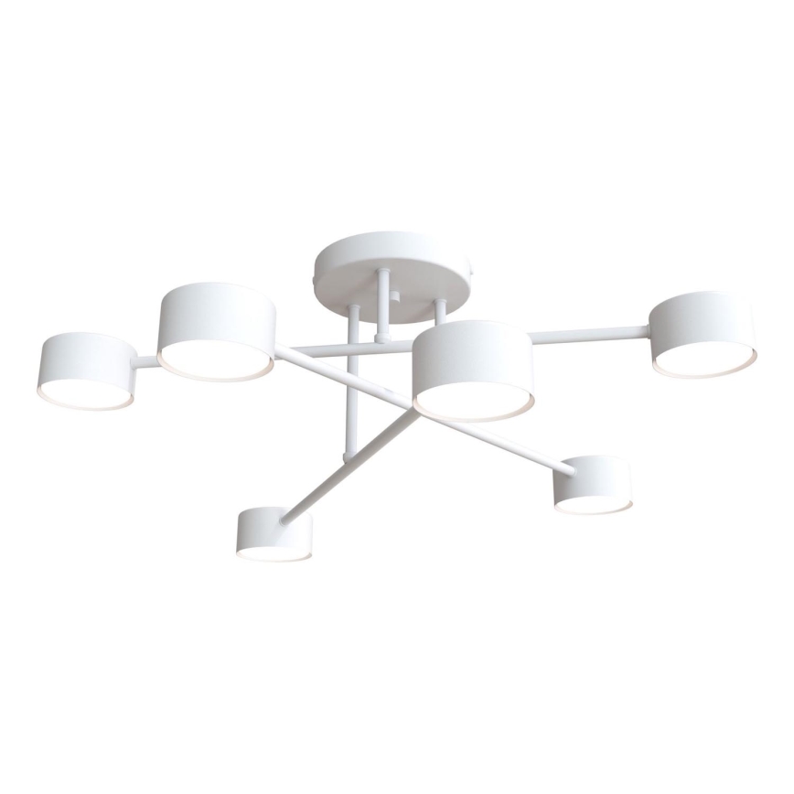 Prisadený luster HALO 6xGX53/8W/230V biela