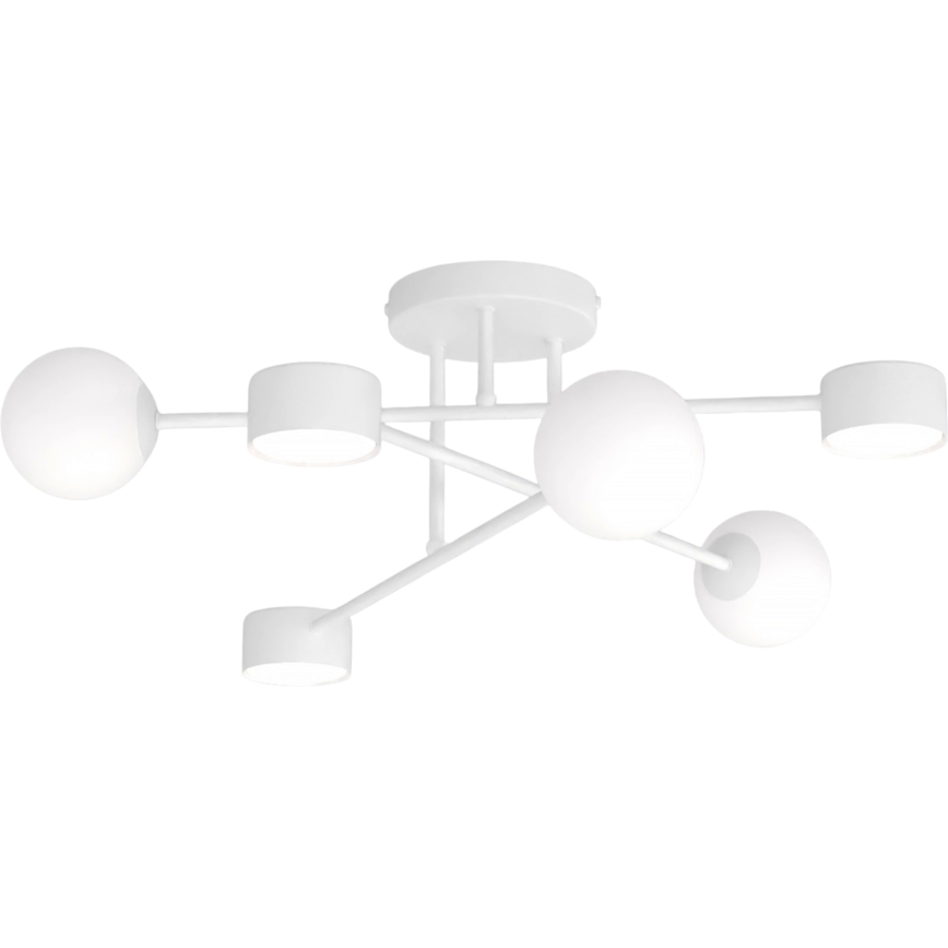 Prisadený luster HOLON 3xG9/8W/230V + 3xGX53/12W biela